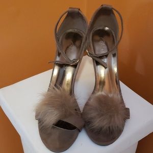 Breckelle's Taupe 4 inch Heels